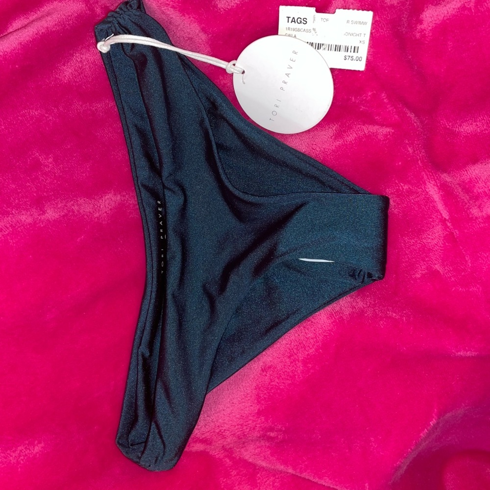 Dark green bikini bottoms